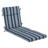 Arden Selections Aurora Stripe Outdoor Chaise Lounge Cushion -Safavieh Store 4928579