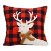 Donna Sharp Christmas Lodge Reindeer Pillow