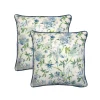 HFI Hydrangea 2-piece Throw Pillow Set -Safavieh Store 4970304 Blue