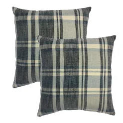 HFI Faro Plaid 2-piece Throw Pillow Set
