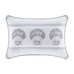 Royal Court Water Front Blue Boudoir Decorative Throw Pillow