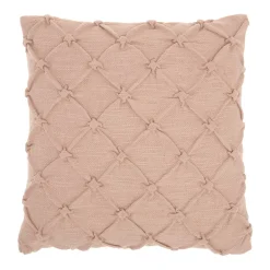 Kathy Ireland Pin Tuck Throw Pillow