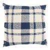 Kathy Ireland Woven Plaid Check Throw Pillow