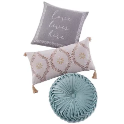 Levtex Home Briar 3 Medallion Tassel Pillow Set -Safavieh Store 5046635 ALT4