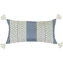 Levtex Home Josephina Denim Diamond Pillow