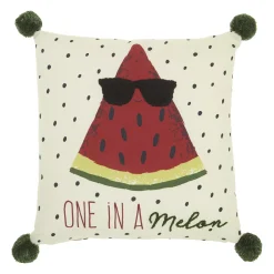 Mina Victory Plush One In A Melon Throw Pillow