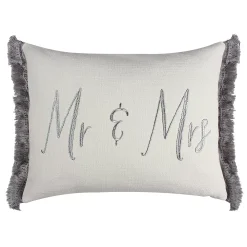 Levtex Home Perla Mr & Mrs Pillow
