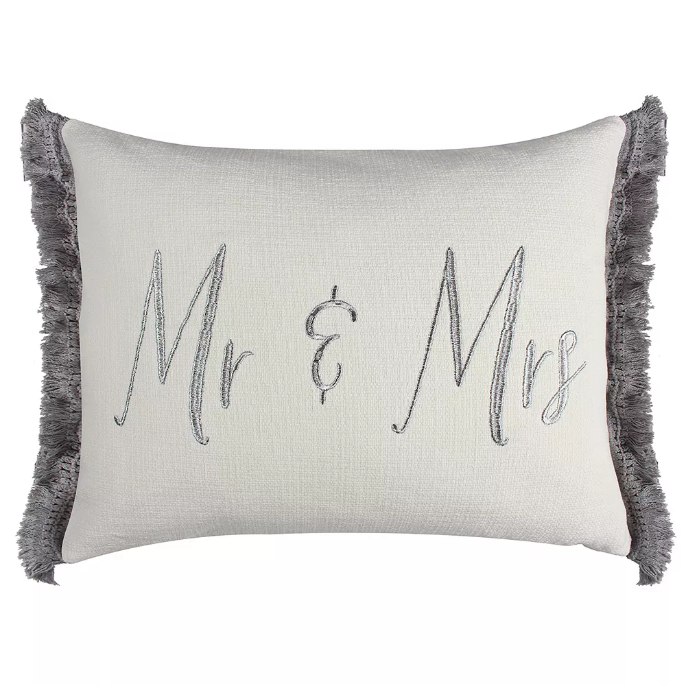 Levtex Home Perla Mr & Mrs Pillow 3 Levtex Home Perla Mr & Mrs Pillow