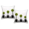 Edie At Home Edie@Home Indoor Outdoor Modern Dimensional Topiary 2-pack Throw Pillow Set 2 Edie At Home Edie@Home Indoor Outdoor Modern Dimensional Topiary 2-pack Throw Pillow Set -Safavieh Store 5054346