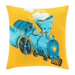 Licensed Character The Little Engine That Could Right On Track Little Engine Throw Pillow
