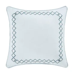 Five Queens Court Michelle 16" Square Embellished Pillow