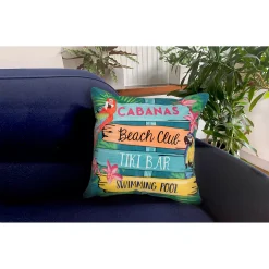Liora Manne Illusions Summer Signs Indoor Outdoor Throw Pillow -Safavieh Store 5278949 ALT