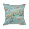 Liora Manne Illusions Mermaid At Heart Indoor Outdoor Throw Pillow