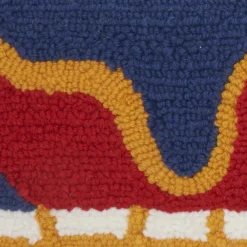 Mina Victory Home For The Holiday Reindeer Sleigh Long Lumbar Throw Pillow -Safavieh Store 5283688 ALT2