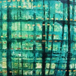 Edie At Home Edie@Home Velvet Rainforest Metallic Throw Pillow -Safavieh Store 5316668 ALT3