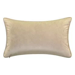 Edie At Home Edie@Home Velvet Patchwork Embroidered Lumbar Throw Pillow -Safavieh Store 5316678 ALT5