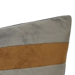 Edie At Home Edie@Home Split Stripe Colorblock Lumbar Throw Pillow -Safavieh Store 5534682 ALT3