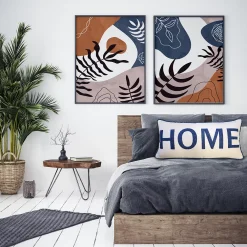 Edie At Home Edie@Home Home Plush Laser Cut With Buffalo Check Reverse Throw Pillow -Safavieh Store 5534693 ALT6