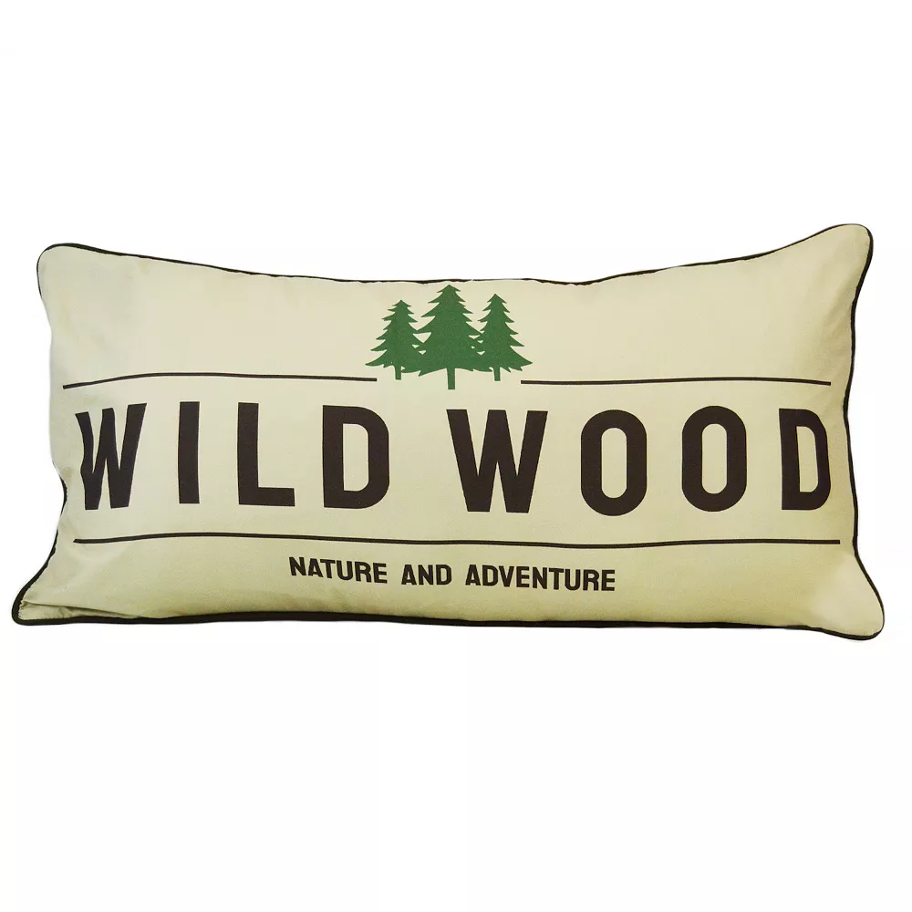 Donna Sharp Great Outdoors Wood Throw Pillow 3 Donna Sharp Great Outdoors Wood Throw Pillow
