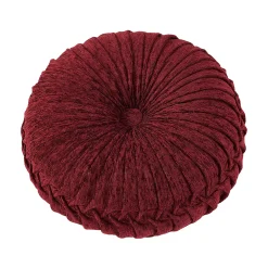 Five Queens Court Tamera Tufted Round Decorative Throw Pillow