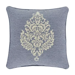Five Queens Court Augusta 20" Square Decorative Throw Pillow