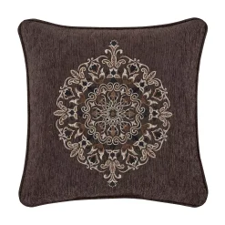 Five Queens Court Monaco 18" Square Decorative Throw Pillow