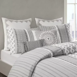 INK+IVY Bea Removable Cover Embroidered Geometric Oblong Throw Pillow 11 INK+IVY Bea Removable Cover Embroidered Geometric Oblong Throw Pillow -Safavieh Store 5576340 ALT4