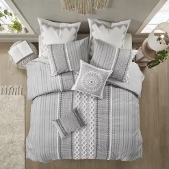 INK+IVY Bea Removable Cover Embroidered Geometric Oblong Throw Pillow 12 INK+IVY Bea Removable Cover Embroidered Geometric Oblong Throw Pillow -Safavieh Store 5576340 ALT5