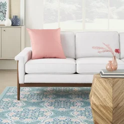 Waverly Pillows Solid Reverse Washable Indoor Outdoor Throw Pillow -Safavieh Store 5778027 ALT5