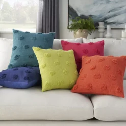 Mina Victory Life Styles Tufted Dots Indoor Throw Pillow -Safavieh Store 5778031 ALT6