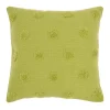 Mina Victory Life Styles Tufted Dots Indoor Throw Pillow -Safavieh Store 5778031 Lime