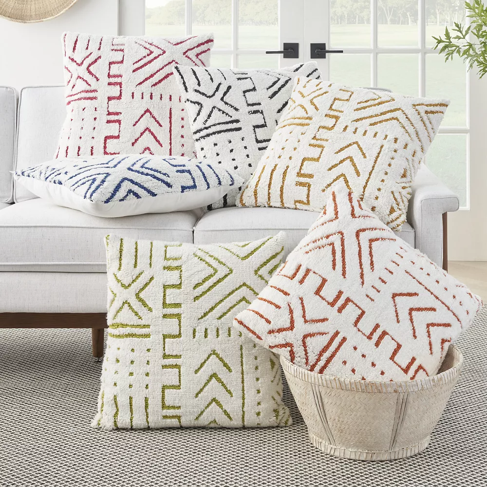 Mina Victory Life Styles Woven Boho Pattern Indoor Throw Pillow 5 Mina Victory Life Styles Woven Boho Pattern Indoor Throw Pillow - Image 3