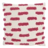 Mina Victory Life Styles Tufted Lines Indoor Throw Pillow -Safavieh Store 5778472 Hot Pink