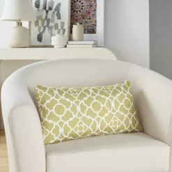 Waverly Lovely Lattice Indoor Outdoor Throw Pillow -Safavieh Store 5779741 ALT4