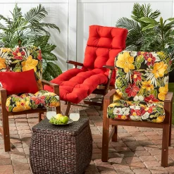 Greendale Home Fashions 2-piece Outdoor Seat/Back Chair Cushion Set -Safavieh Store 5780791 ALT2