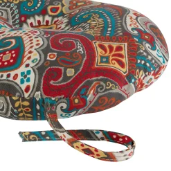 Greendale Home Fashions 15" Round 4-piece Outdoor Bistro Chair Cushion Set -Safavieh Store 5780801 ALT2