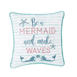 C&F Home Be A Mermaid Saying Throw Pillow