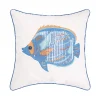 C&F Home Tropical Galapagos Fish Throw Pillow