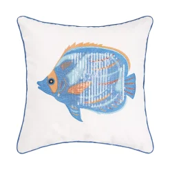 C&F Home Tropical Galapagos Fish Throw Pillow