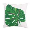 C&F Home Layla Monstera Palm Leaves Throw Pillow -Safavieh Store 5782656