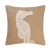 C&F Home Seahorse Burlap Throw Pillow