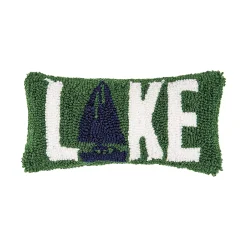 C&F Home Lake Saying Hooked Throw Pillow