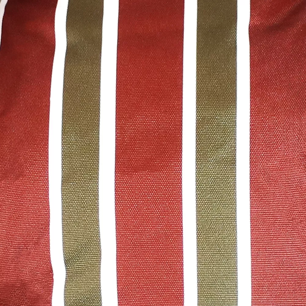 Sunnydaze Decor Sunnydaze Outdoor Square Tufted Seat Cushion - Red Stripe - Set Of 2 6 Sunnydaze Decor Sunnydaze Outdoor Square Tufted Seat Cushion - Red Stripe - Set Of 2 - Image 4