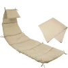 Sunnydaze Decor Sunnydaze Outdoor Hanging Lounger Replacement Cushion And Umbrella - Beige -Safavieh Store 5810007