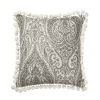 Linum Home Textiles Anchor Decorative Square Throw Pillow Cover -Safavieh Store 5813998 Gray