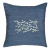 Linum Home Textiles Braelyn Denim Decorative Square Throw Pillow Cover -Safavieh Store 5814007