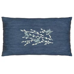 Linum Home Textiles Braelyn Denim Decorative Square Throw Pillow Cover -Safavieh Store 5814007 ALT6