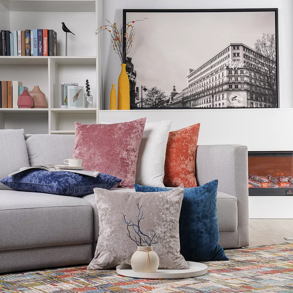 FRESHMINT Soft Crushed Velvet Throw Pillow 8 FRESHMINT Soft Crushed Velvet Throw Pillow - Image 6