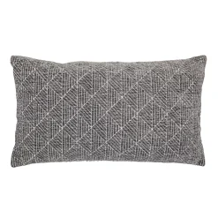 FRESHMINT Geometric Chenille Woven Jacquard Reversible Throw Pillow