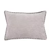 EVERGRACE Junoesque Chenille Whipstitch Throw Pillow 1 EVERGRACE Junoesque Chenille Whipstitch Throw Pillow -Safavieh Store 5816166 Ghost Gray